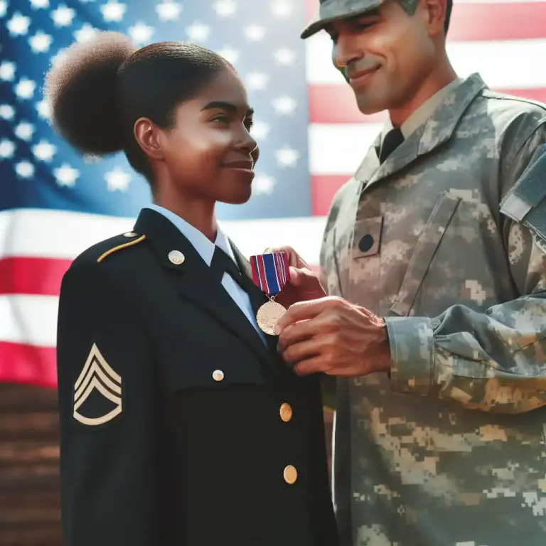 Visual representation of "citation" - A commendation or award for good behavior or performance.