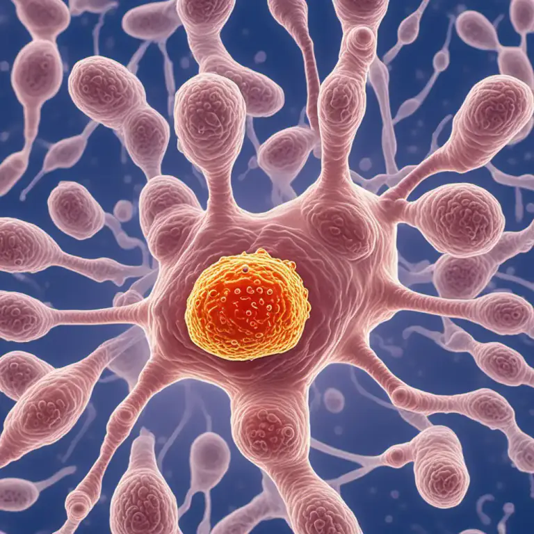 Visual representation of "primordial" - Used in biology to describe cells or tissues that exist in an early developmental state