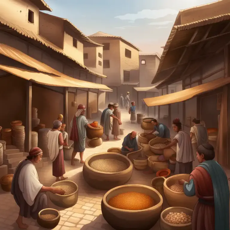 Visual representation of "trader" - A person who exchanges or trades items rather than using money.