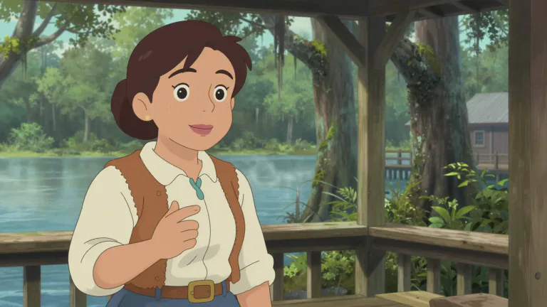 Visual representation of "cajun" - a person from Louisiana in the USA, with French ancestry