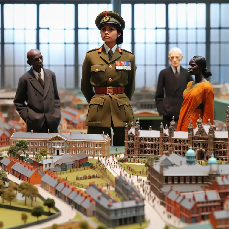 Visual representation of "militarism" - The influence of the military on a country's policies, society, and culture.