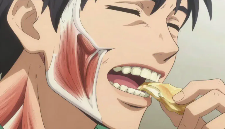Visual representation of "masticatory" - Relating to the process of chewing.