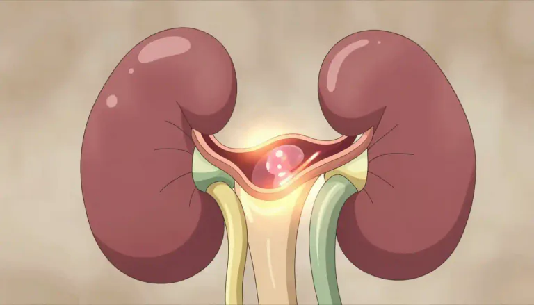 Visual representation of "medullary" - Referring to the innermost part of various organs, such as the adrenal glands.