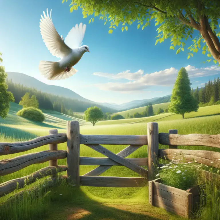 Visual representation of "peace" - A period of time when there is no war