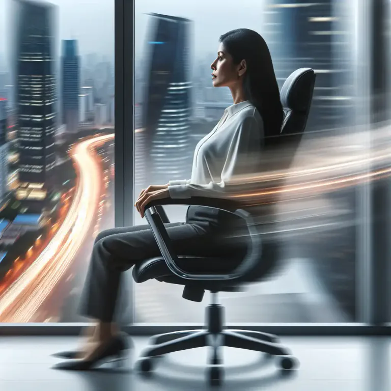 Visual representation of "swivel" - To turn or spin around a central point