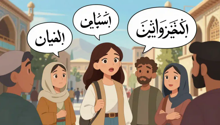 Visual representation of "farsi" - Farsi, also known as Persian, is the official language of Iran, and it is used by millions of people in various countries.