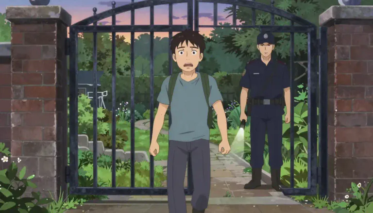 Visual representation of "trespass" - To go somewhere without permission