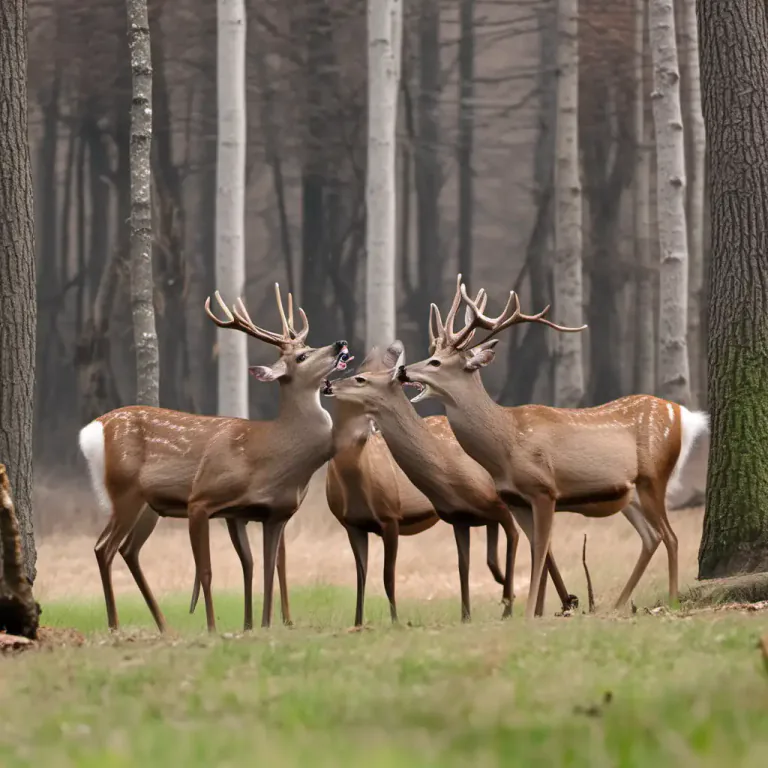Visual representation of "rut" - The period of time when deer and other animals mate.