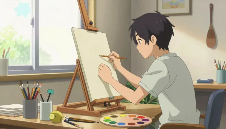 Visual representation of "studio" - A room where an artist works.