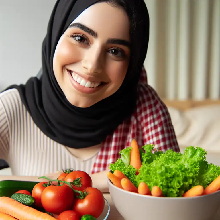 Visual representation of "veggie" - Relating to vegetables.