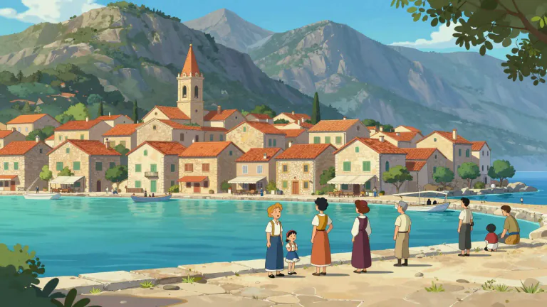 Visual representation of "corsican" - Of or relating to Corsica, a Mediterranean island that is part of France.