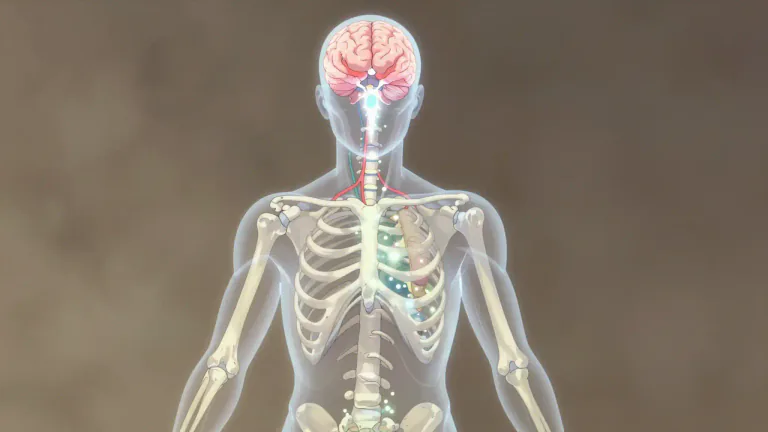 Visual representation of "somatotropin" - A growth hormone secreted by the pituitary gland, important for growth and development.