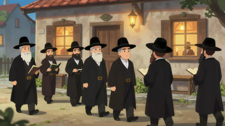 Visual representation of "hassidic" - Pertaining to the teachings and lifestyle promoted by the Hassidism movement within Judaism.