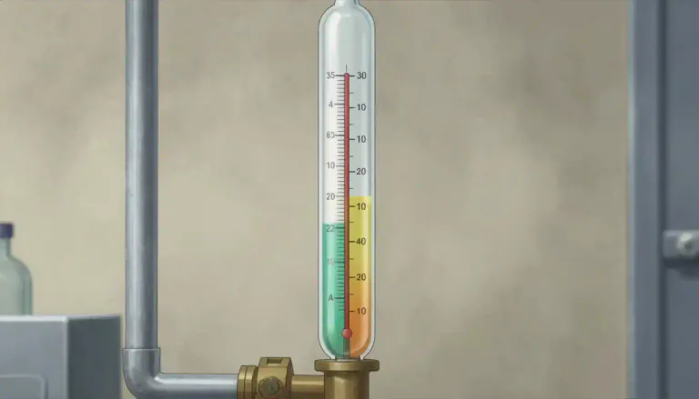 Visual representation of "manometer" - A manometer is an instrument used for measuring the pressure of gases or liquids.