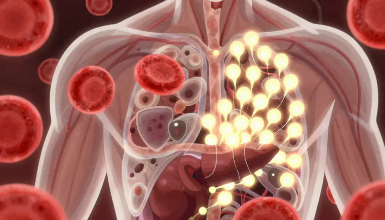 Visual representation of "hyperinsulinemia" - A condition where there are excess levels of insulin in the blood, often linked to insulin resistance.