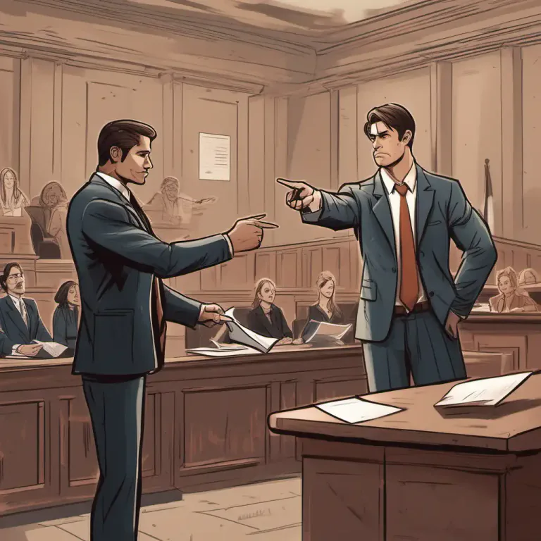 Visual representation of "pursuer" - In law, a person who brings a legal action against another.