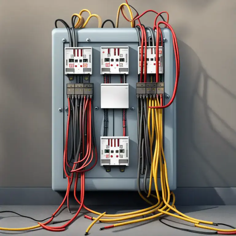 Visual representation of "feeder" - A person or thing that routes electrical power to different circuits