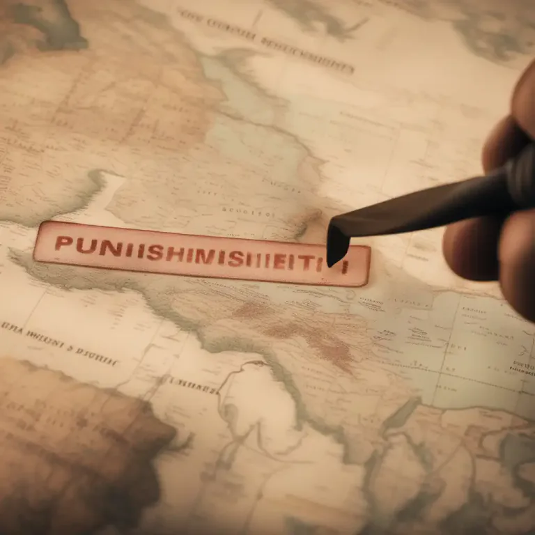 Visual representation of "sanction" - A punishment or threat for disobeying a rule or law.