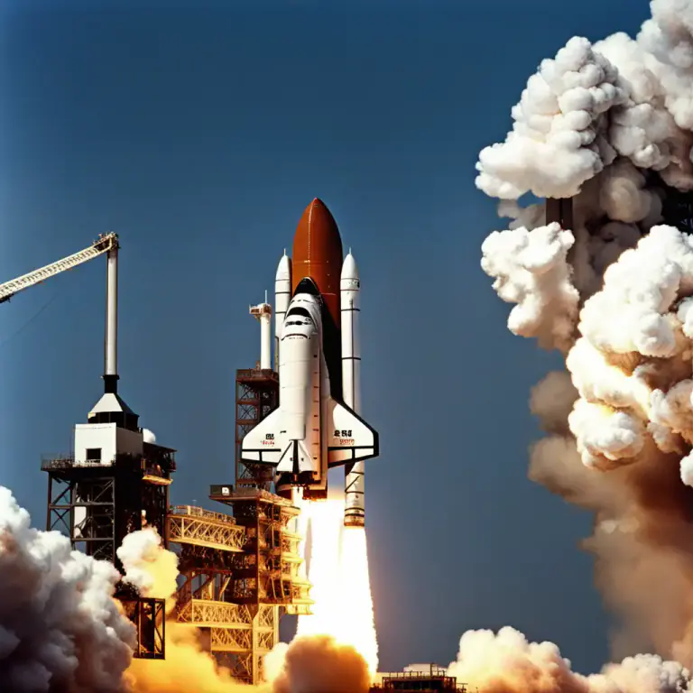 Visual representation of "challenger" - A spacecraft called Challenger which was the second Space Shuttle in NASA's space shuttle program.