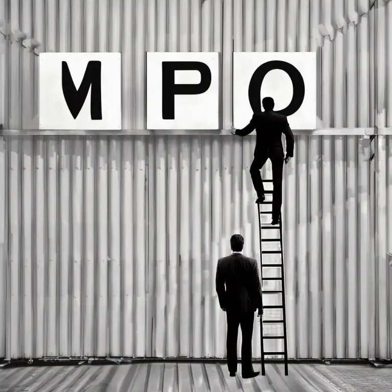 Visual representation of "bump up" - To move someone or something to a higher or more important position