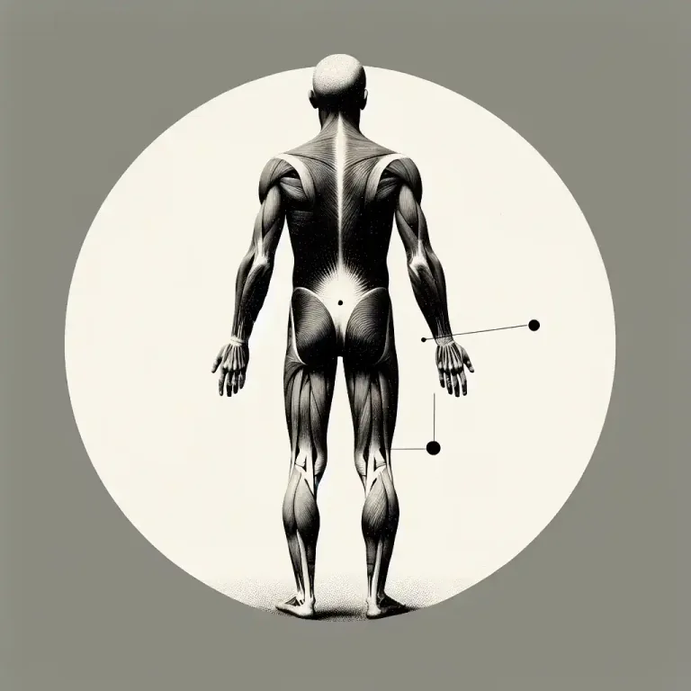 Visual representation of "buttock" - Either of the two round soft parts at the top of a person's legs at the back