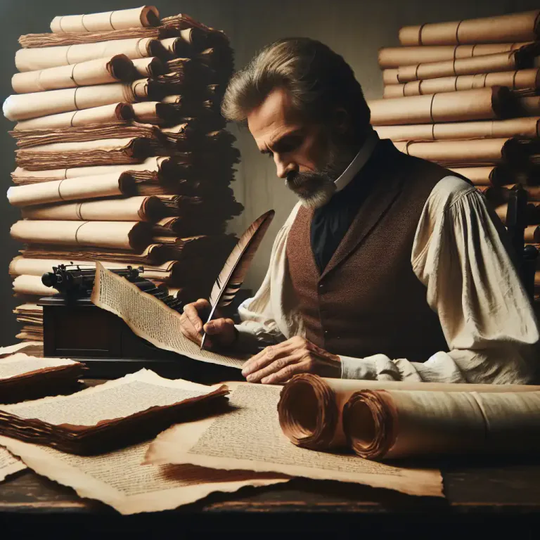Visual representation of "prolix" - Tending to talk or write at great length