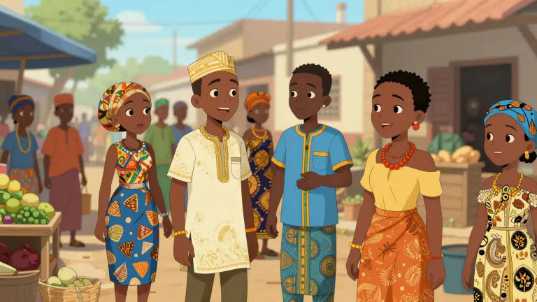 Visual representation of "nigerian" - Relating to Nigeria, its people, or their language.