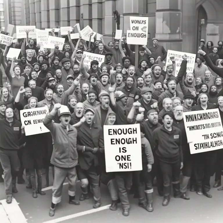 Visual representation of "enough is enough" - A call to stop a particular policy or trend