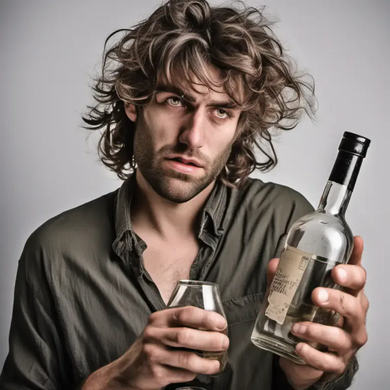 Visual representation of "rummy" - A drunkard
