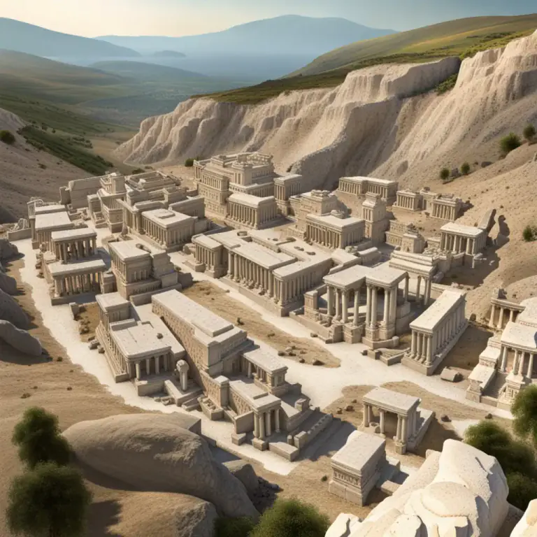 Visual representation of "magnesia" - A city in Greece, which used to be an ancient region known for rich deposits of the mineral magnesite.