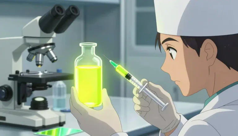 Visual representation of "fluorescein" - A bright yellow-green dye used in various medical and scientific applications for diagnostic and tracing purposes.