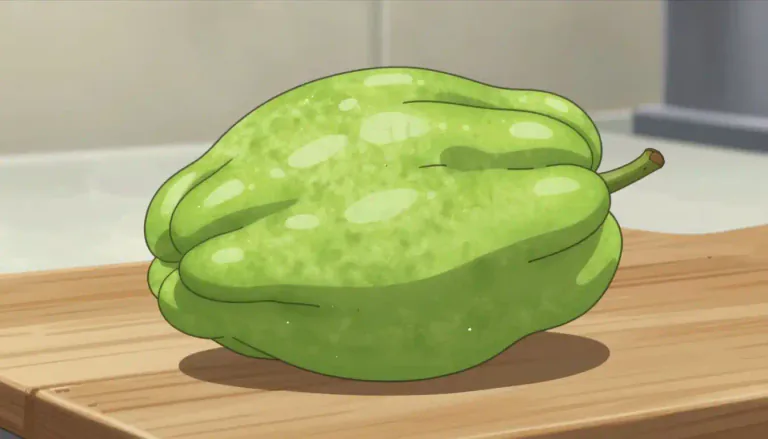Visual representation of "chayote" - A green-skinned, pear-shaped fruit that is edible and used as a vegetable in cooking.