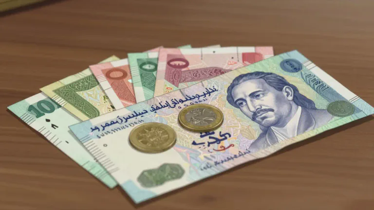 Visual representation of "afghani" - The currency of Afghanistan, abbreviated as AFN.