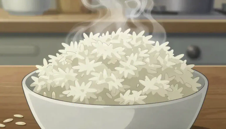 Visual representation of "basmati" - A variety of long-grain rice known for its aromatic fragrance and fluffy texture when cooked, often used in Indian and Pakistani cuisine.