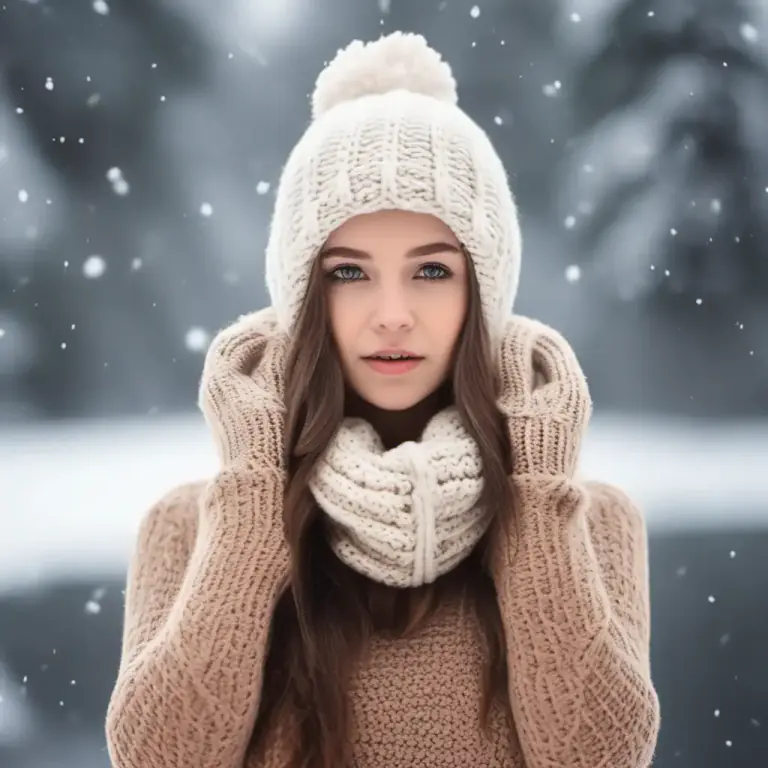 Visual representation of "toboggan" - A long, narrow knitted cap
