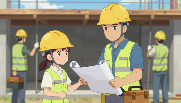 Visual representation of "subcontract" - A business agreement where some of the work or responsibilities are given to another company or individual.