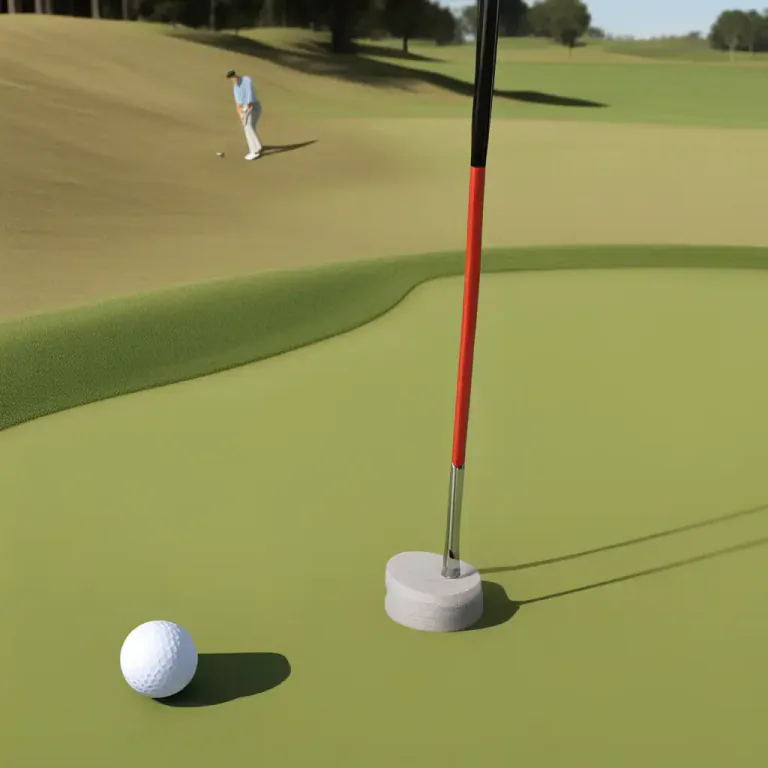 Visual representation of "putt" - A stroke of this kind or the sound such a stroke makes.