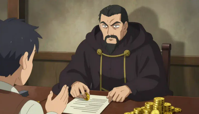 Visual representation of "shylock" - In literature, a shylock refers to a moneylender who demands a harsh repayment or operates under exploitative conditions.