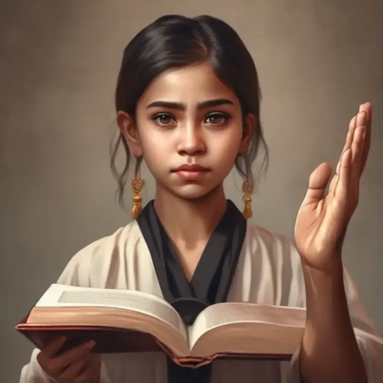 Visual representation of "swear by" - To take an oath, making a sincere promise.