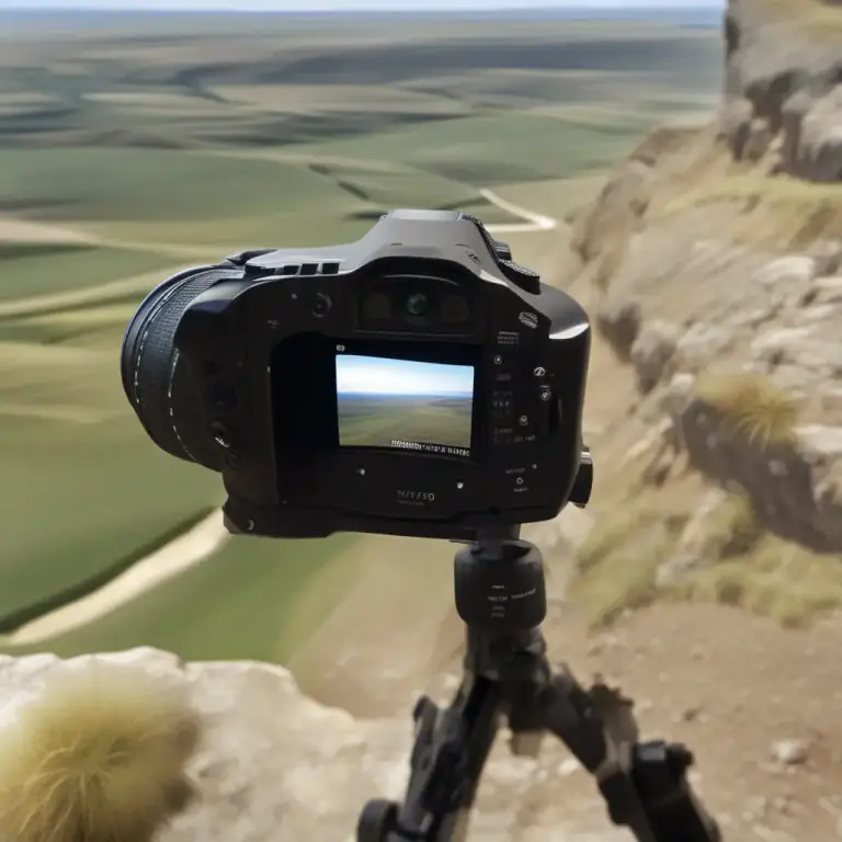 Visual representation of "a long shot" - In photography or film, a shot taken from a long distance.
