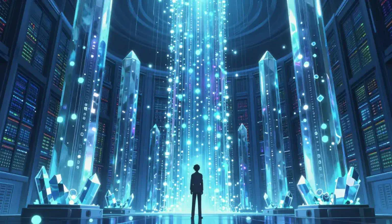 Visual representation of "petabyte" - A petabyte is a unit of digital information equivalent to one quadrillion bytes.