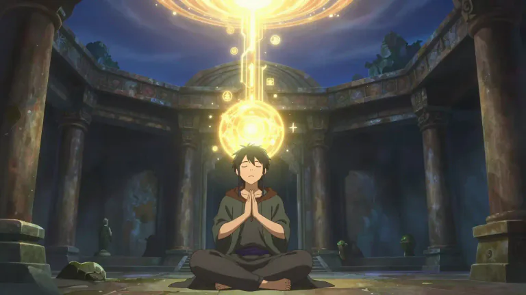 Visual representation of "gnosticism" - A religious belief that knowledge, rather than faith, is the way to get closer to God.