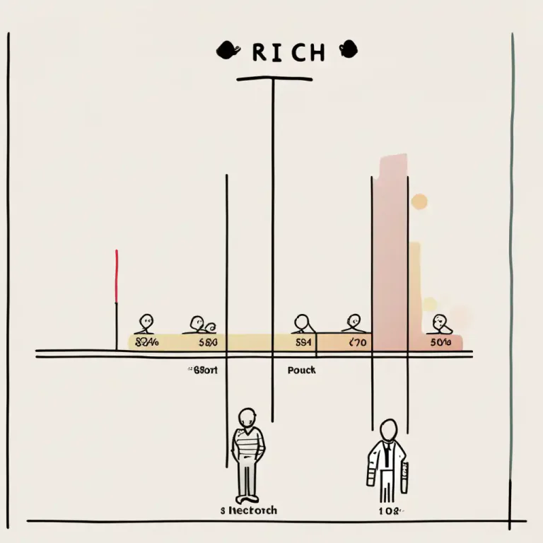 Visual representation of "divide" - To make a clear difference between people or things