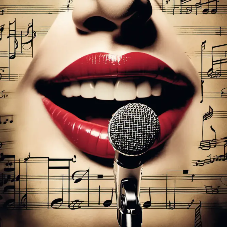 Visual representation of "vocal" - a piece of music that is sung