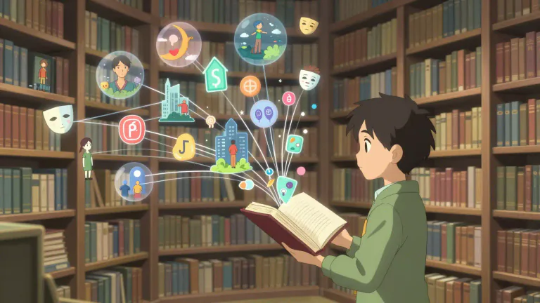 Visual representation of "poststructuralist" - A school of thought that emerged in the mid-20th century, emphasizing that meaning is not fixed and is shaped by cultural and social contexts.
