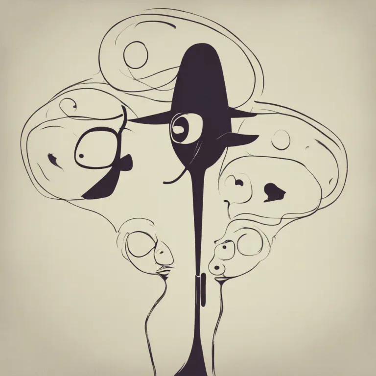 Visual representation of "full of it" - Someone is lying or not honest