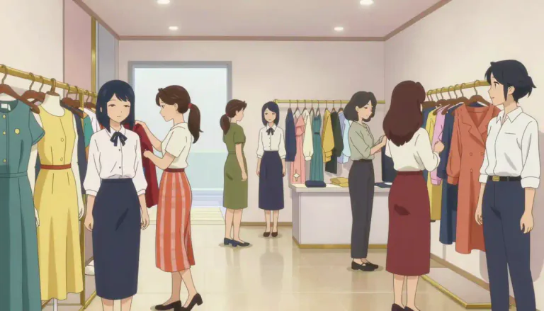 Visual representation of "womenswear" - Clothes that are designed for women or girls.