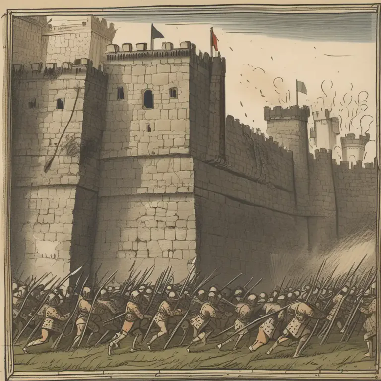 Visual representation of "breach" - A gap in a wall, barrier, or defense, especially one made by an attacking army or a harmful action.