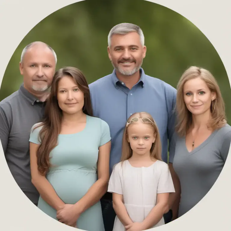 Visual representation of "trait" - A characteristic handed down from parent to offspring genetically
