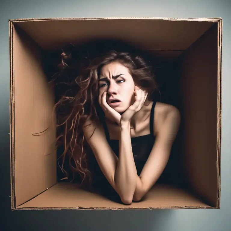 Visual representation of "box in" - To limit someone's choices or actions, to restrict